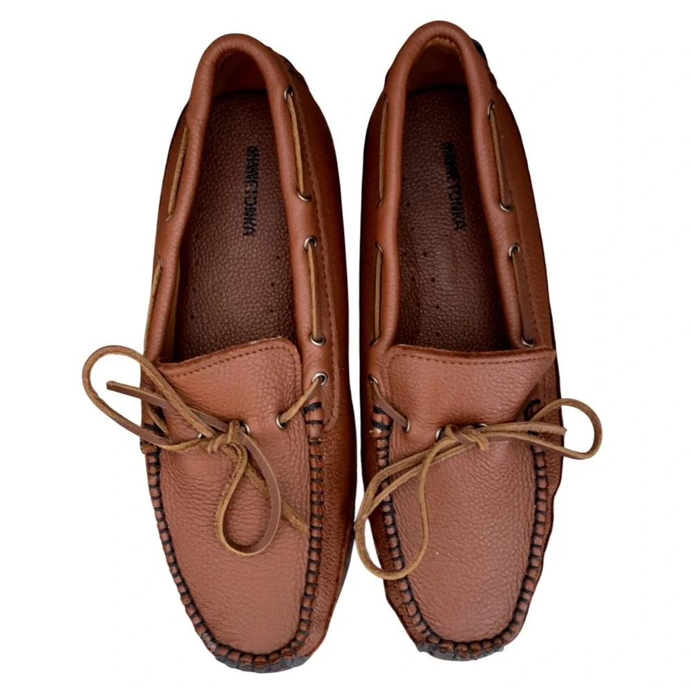Minnetonka‎ Men's Moosehide Weekender Moccasin Loafer SZ: 15